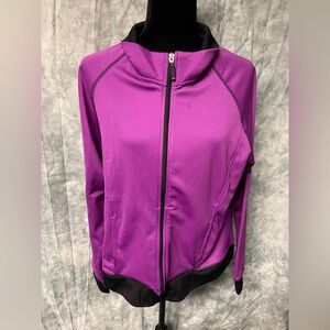 be inspired purple/pink athletic zippered jacket XL.